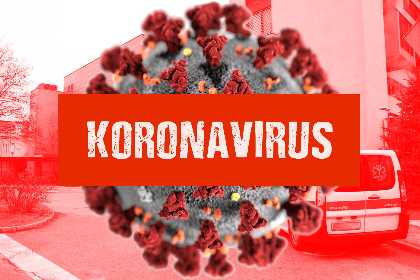 koronavirus virus ilustracija
